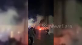 Jordanians attack Israeli embassy in response to Gaza hospital blast