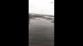 Woman dethrones Humpty Dumpty as the flag-bearer of the funniest fall