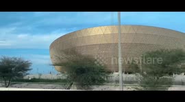 A Shared Path | Golden bowl-shaped stadium witnesses World Cup fervor