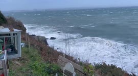 Storm Babet strikes Cornwall with 80mph gale force winds: amber warning issued