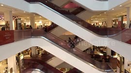 Visitors enjoy 2023 Christmas shopping at Peter Jones in Londons Sloane Square