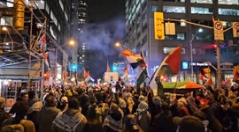 Canada: Protesters Gather To Rally After Deadly Bombing At Gaza Hospital 2