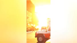 Rocket strikes building near Al-Quds hospital in Gaza