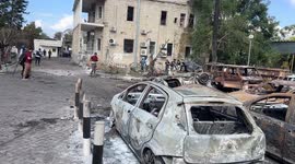 'All around was blood': Locals recall horrific night of hospital blast in Gaza