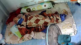 Daughter saves elderly father from monitor lizard attack as he sleeps