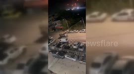 Israeli military vehicles raid the city of Tulkarm, Palestine