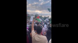 Morocco: Pro-Palestine Rally Near UN Consulate In Casablanca