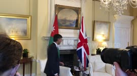 Rishi Sunak meets King Abdullah of Jordan in London, UK