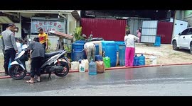 Padang Residents Drought Clean Water, BPBD Supplies Water Needs