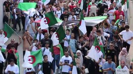 Nationwide rally held in Algeria to support Palestine amid conflict