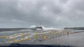 UK: Storm Babet Churns Up Gigantic Waves Along Eastern Scotland 3