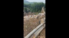 Locals help clean up after truck transporting fish crashes in Vietnam