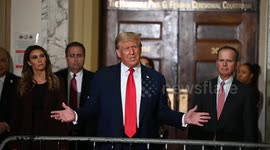 Trump Returns To Court For Civil Fraud Trial in New York, NY, USA