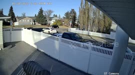 Person Learning to Drive Confuses Gas and Brake