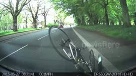 Biker vs Parked Car - My First Driving Lesson
