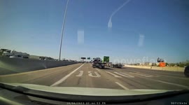 Road Debris Thrown At Windshield
