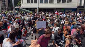 Rally ‘Stop the War on Gaza! Free Palestine’ in Sydney, Australia