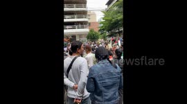 Thailand: Hundreds Gather For Pro-Palestine Rally Outside Israeli Embassy In Bangkok