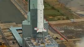 Indian Space Research Organisation launches test flight for human spaceflight mission in southern India
