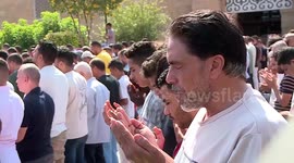 Large-scale protests in Egypt against Israeli attacks on Palestine