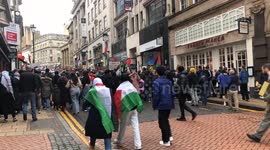 Demonstration in support of Palestine. Birmingham UK. 21st October 2023.