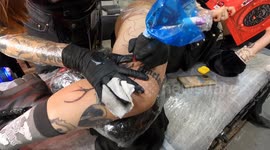 Tattoo Week started today in São Paulo Brazil and runs until Sunday, with the presence of tattoo artists from different countries.