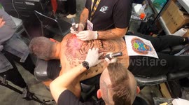 Tattoo Week started today in São Paulo Brazil and runs until Sunday, with the presence of tattoo artists from different countries.
