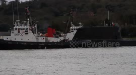 HMS Audacious and the fourth Astute-class nuclear-powered Royal Navy Plymouth Devon uk