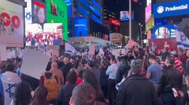 US: Hundreds Rally In NYC Times Square To Demand Release Of Hamas Hostage 2