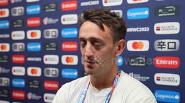 Alex Mitchell, Elliot Daly and Courtney Lawes react to World Cup semi-final defeat to South Africa