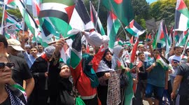 ISRAEL-HAMAS WAR this Sunday October 22, 2023 hears protest for peace in Palestine,