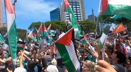 ISRAEL-HAMAS WAR this Sunday October 22, 2023 hears protest for peace in Palestine,