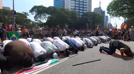ISRAEL-HAMAS WAR this Sunday October 22, 2023 hears protest for peace in Palestine,