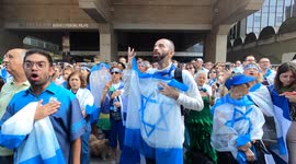 ISRAEL-HAMAS WAR this Sunday, October 22, 2023, a group made up of Jewish and evangelical leaders led the pro-Israel act.act