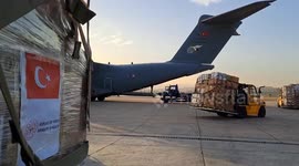 Turkey Sends Aid To Gaza from Ankara