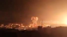 Israel Intensifies Airstrikes in Gaza, Palestine
