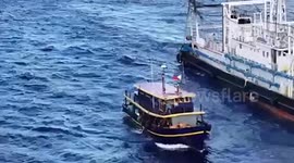 Philippine Coast Guard captured aerial video of collision with Chinese ships in disputed waters