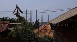 Coal Power Plants in Suralaya contributes to air pollution in Jakarta
