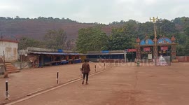 Murga Mahadev Temple and Waterfall in Noamundi, India