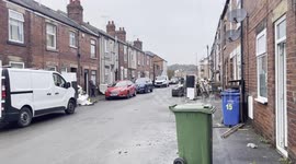 Clean-up operation in place after Storm Babet causes flooding in Chesterfield, UK