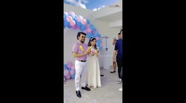 Excitement Express goes off the rails as gender reveal goes wrong!