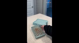 Icily refreshing ASMR footage of ice being restocked *Different Shapes/Flavors*