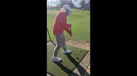 Mom Tries Golf