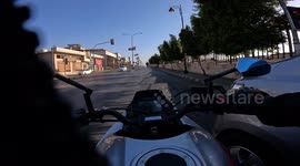 Bike Scrape Has An Unexpected Outcome
