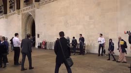 Sir Keir Starmer welcomes newly elected Labour MPs in London, UK