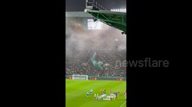 UK: Celtic Fans Fly Palestinian Flags During Champions League Match 2