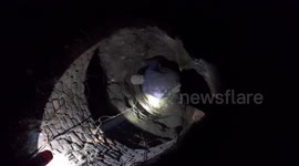 Buffalo wells up with gratitude after a daring rescue in Indonesia