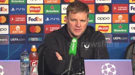 Newcastle 0-1 Dortmund: Eddie Howe press conference in Newcastle, UK