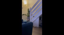 Dad and daughter team up to pull a HILARIOUS scare prank on mom