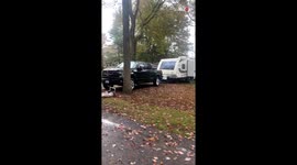 Mini Michael Myers likes his victims heads-free *Halloween Camping!*
